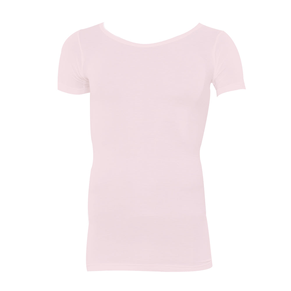 Korsetthemd Micromodal Comfort T-Shirt 1/4 Arm in Farbe Rosé